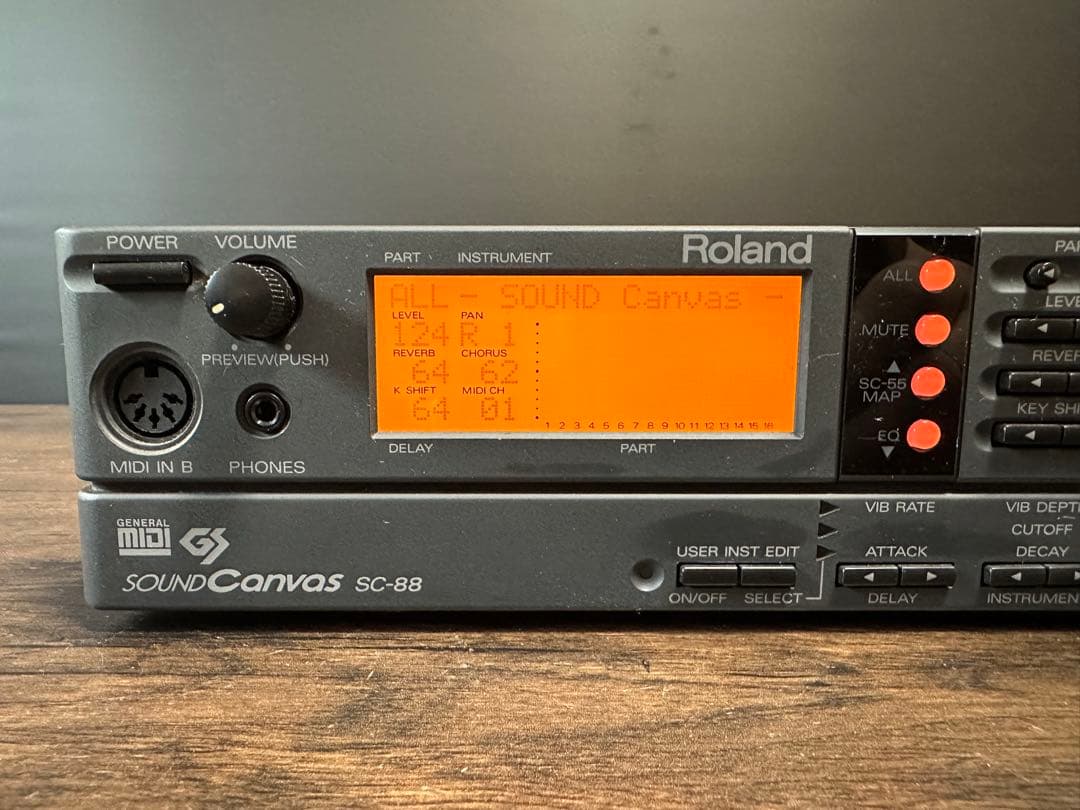 Roland SC-88 MIDI音源モジュール