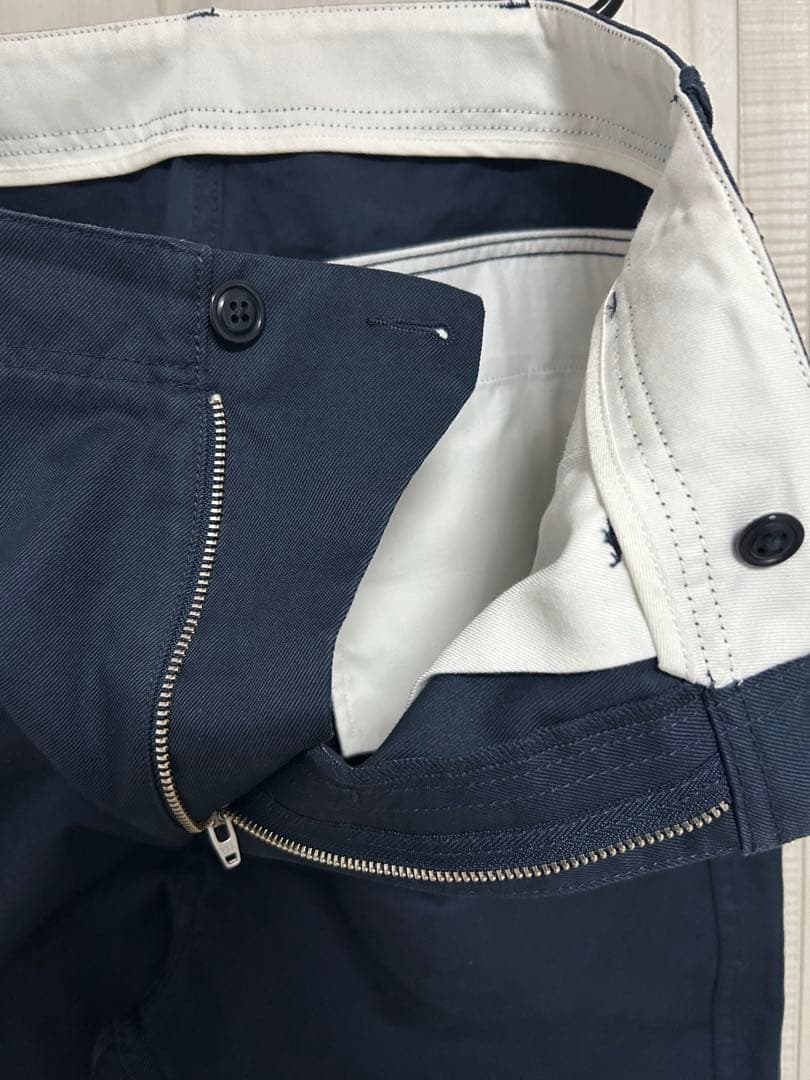 ツヨシ STUSSY 25秋冬 チノ トラウザー パンツ ネイビー 32