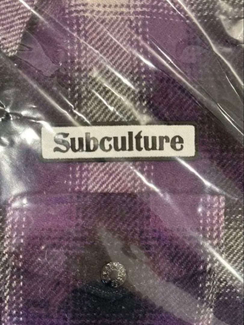 ジャケット・アウター SC / SUBCULTURE OMBRA CHECKJACKET PURPLE