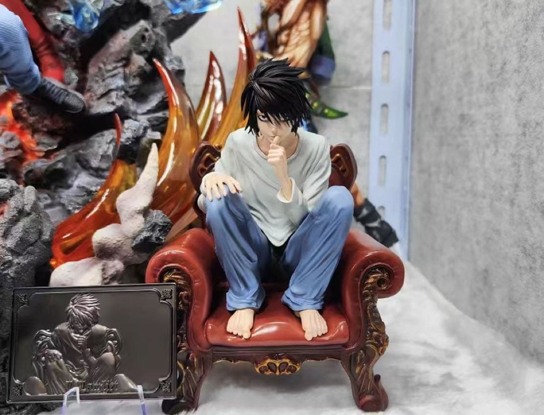 デスノート エル・ローライト L ガレージキット ガレキ スタチュー③