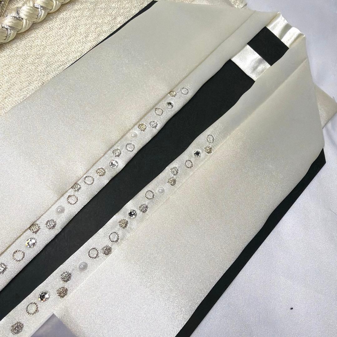 新品　2026年新作モデル　アイボリー　帯締め　帯揚げ　半襟　重ね襟　セット