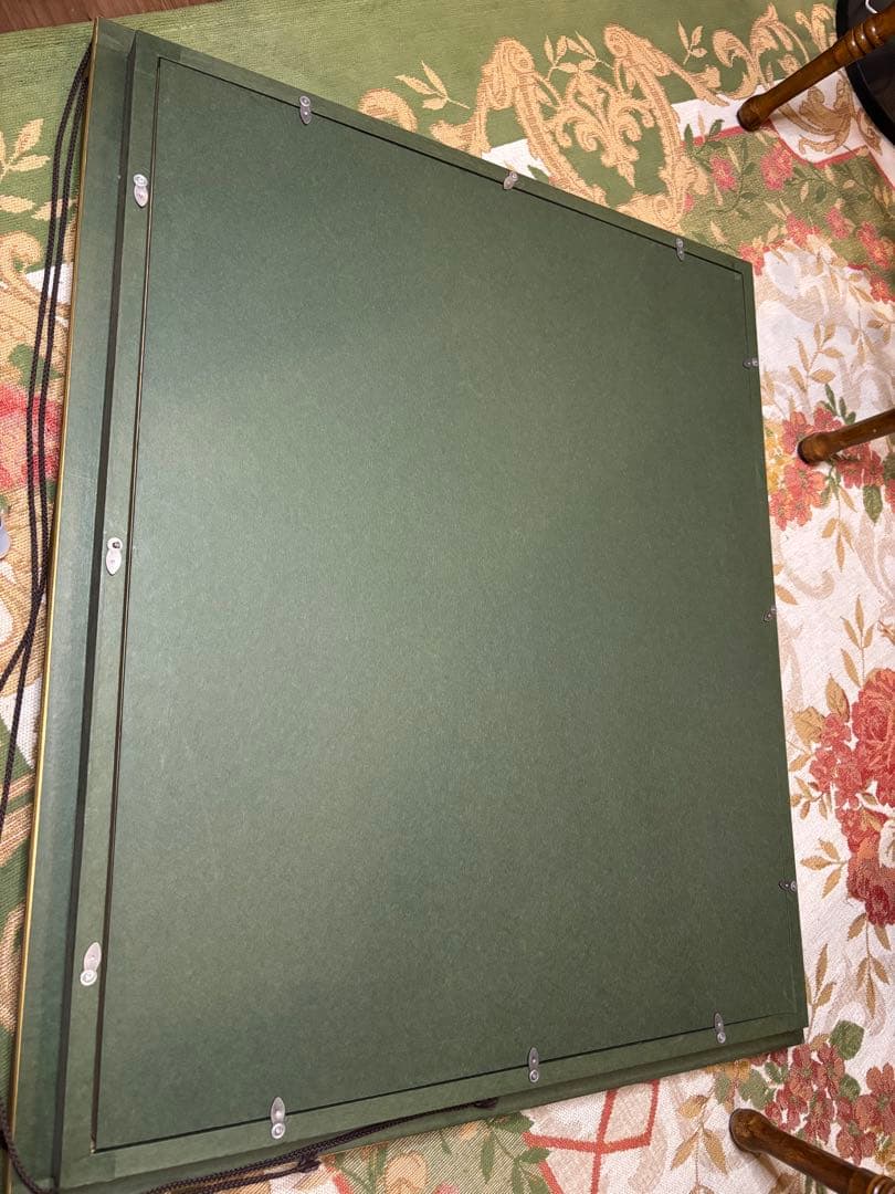 アンティーク絵画　パリの街並み　油彩画