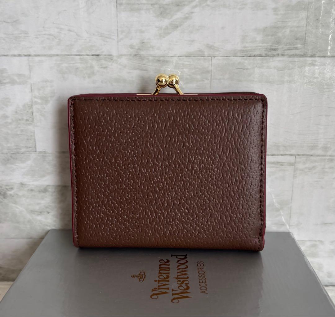 Vivienne Westwood オーブロゴ 二つ折ウォレット　希少！ブラウン