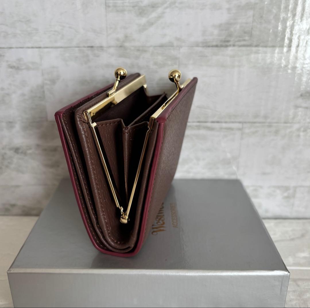 Vivienne Westwood オーブロゴ 二つ折ウォレット　希少！ブラウン