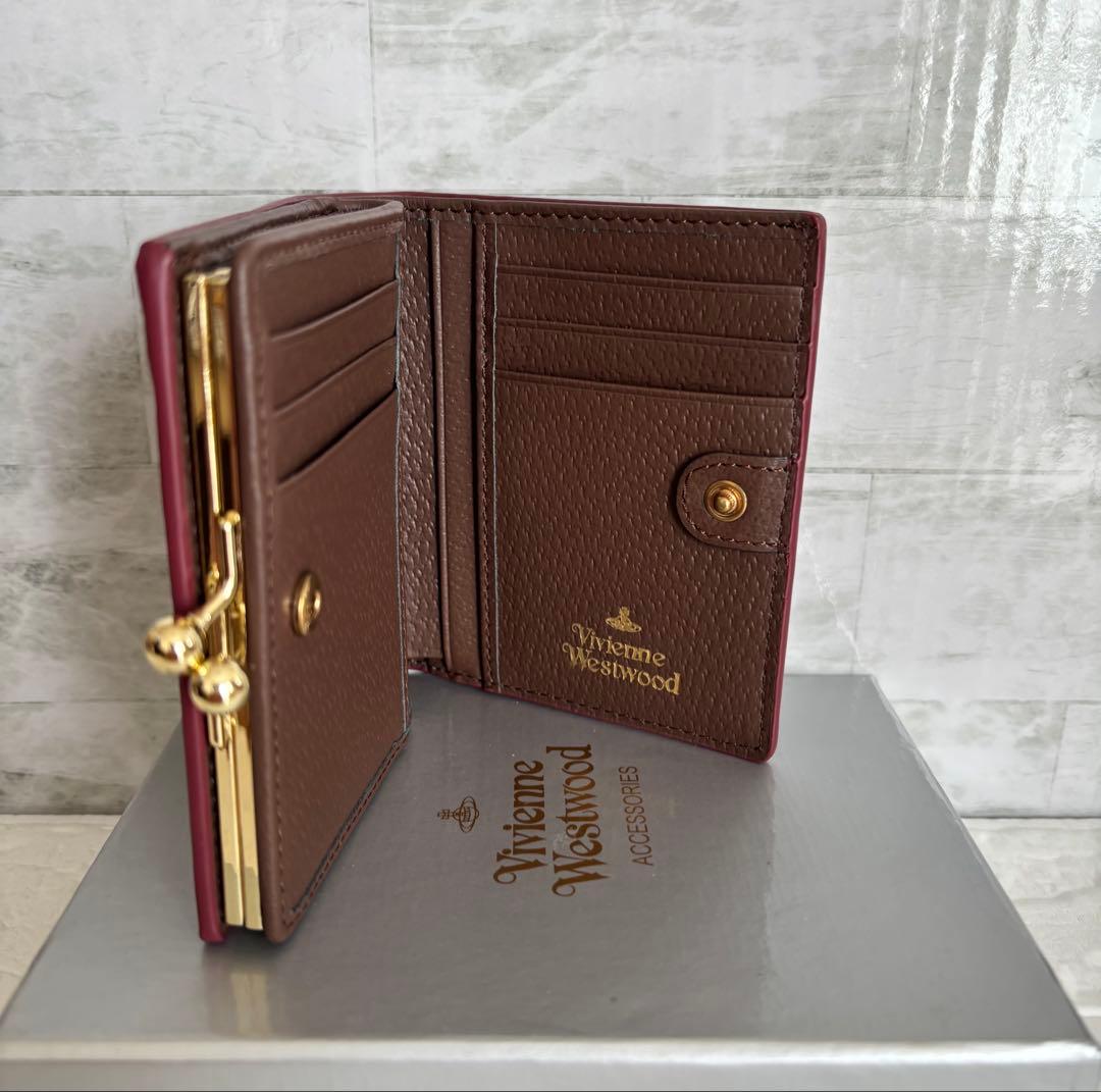 Vivienne Westwood オーブロゴ 二つ折ウォレット　希少！ブラウン