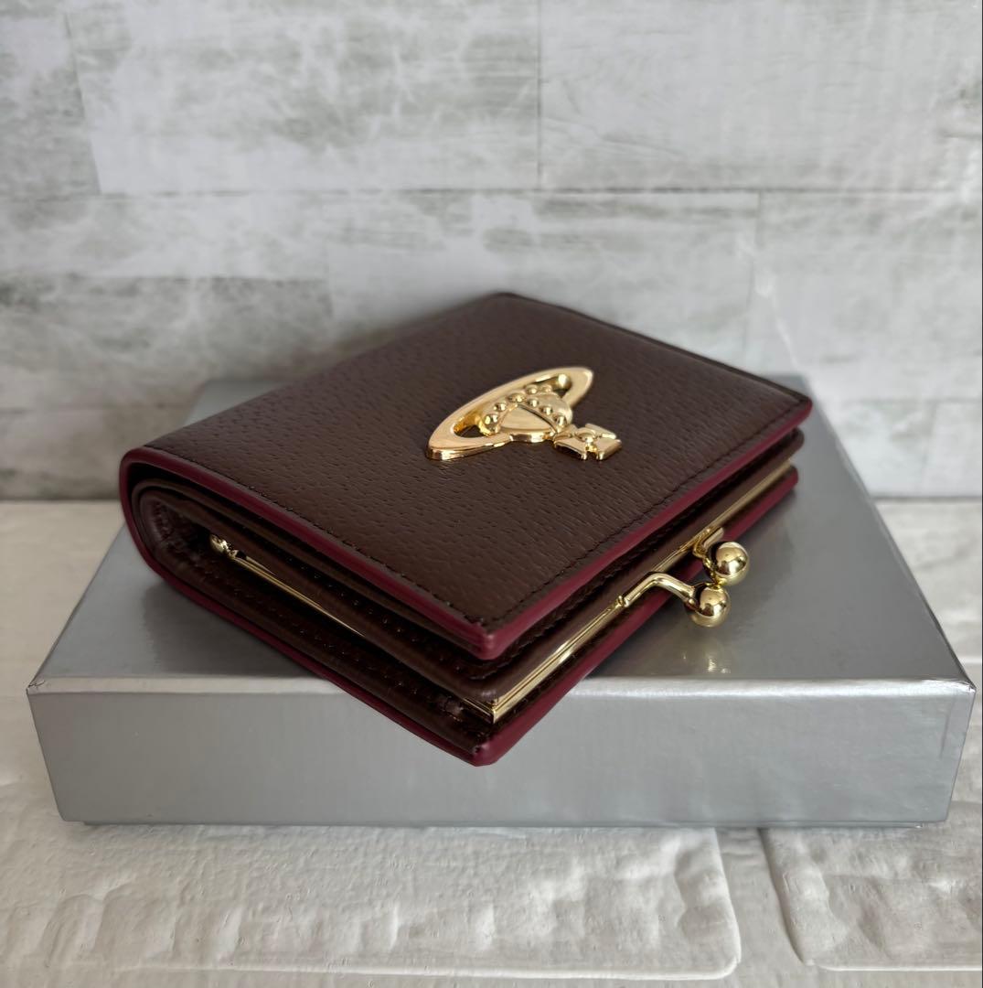 Vivienne Westwood オーブロゴ 二つ折ウォレット　希少！ブラウン