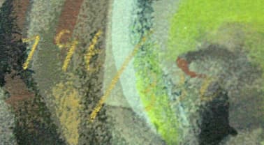 中島千波 【月下春風】 セリグラフ