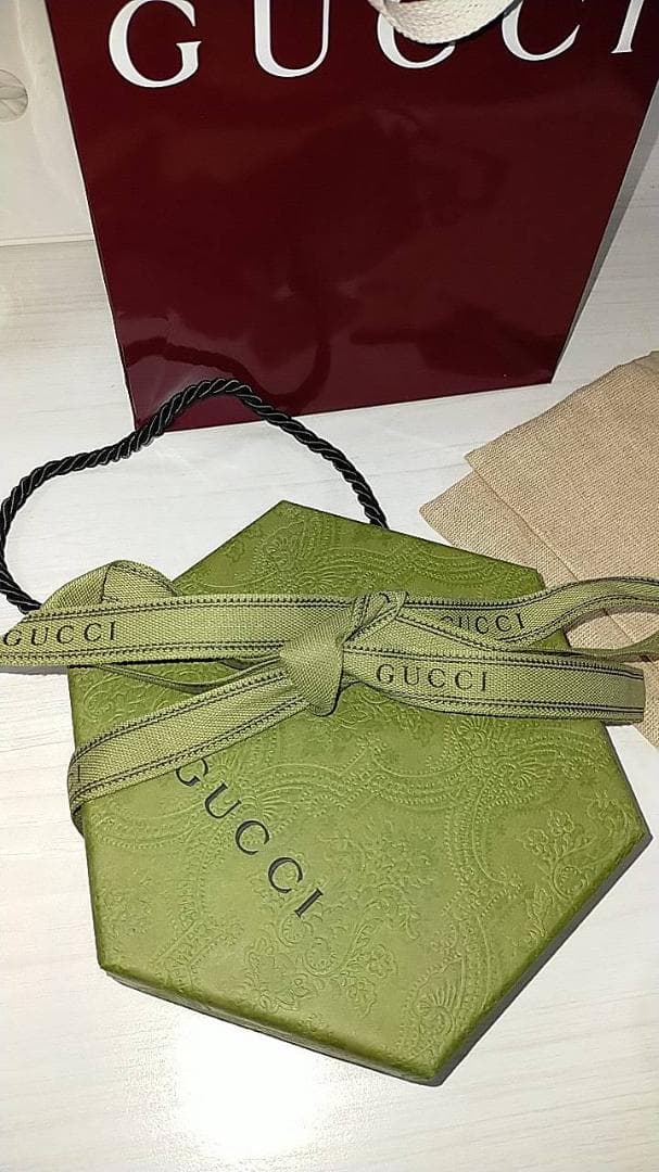 真英GUCCI グッチ　首輪　小型【箱付き】