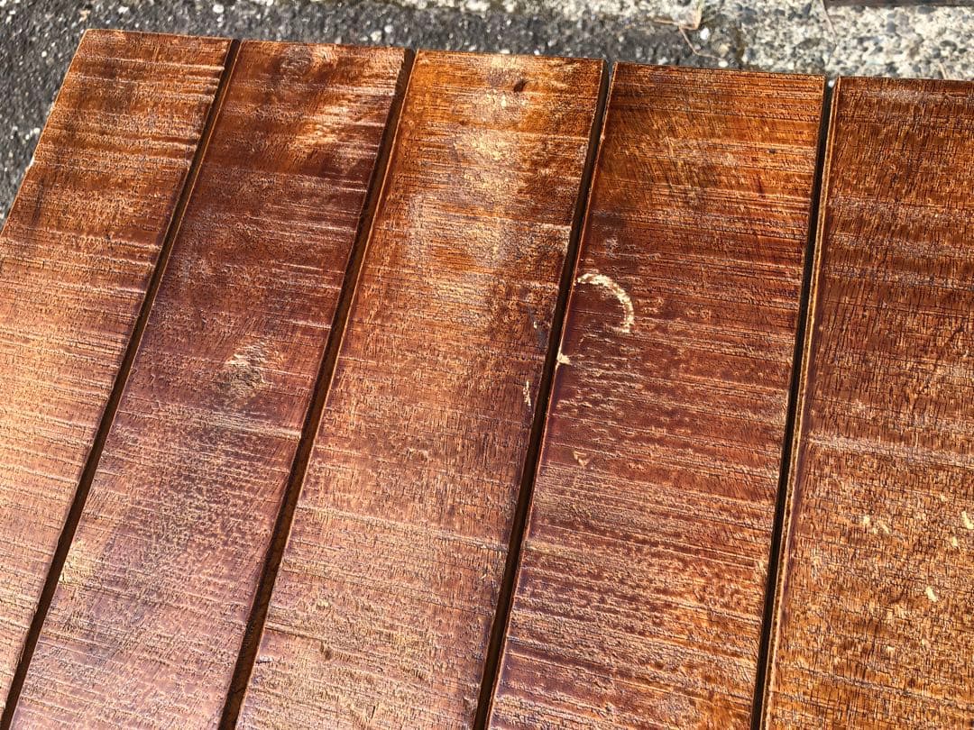 ジャーナルスタンダードファニチャー　木製二段シェルフ 車輪付き 120cm