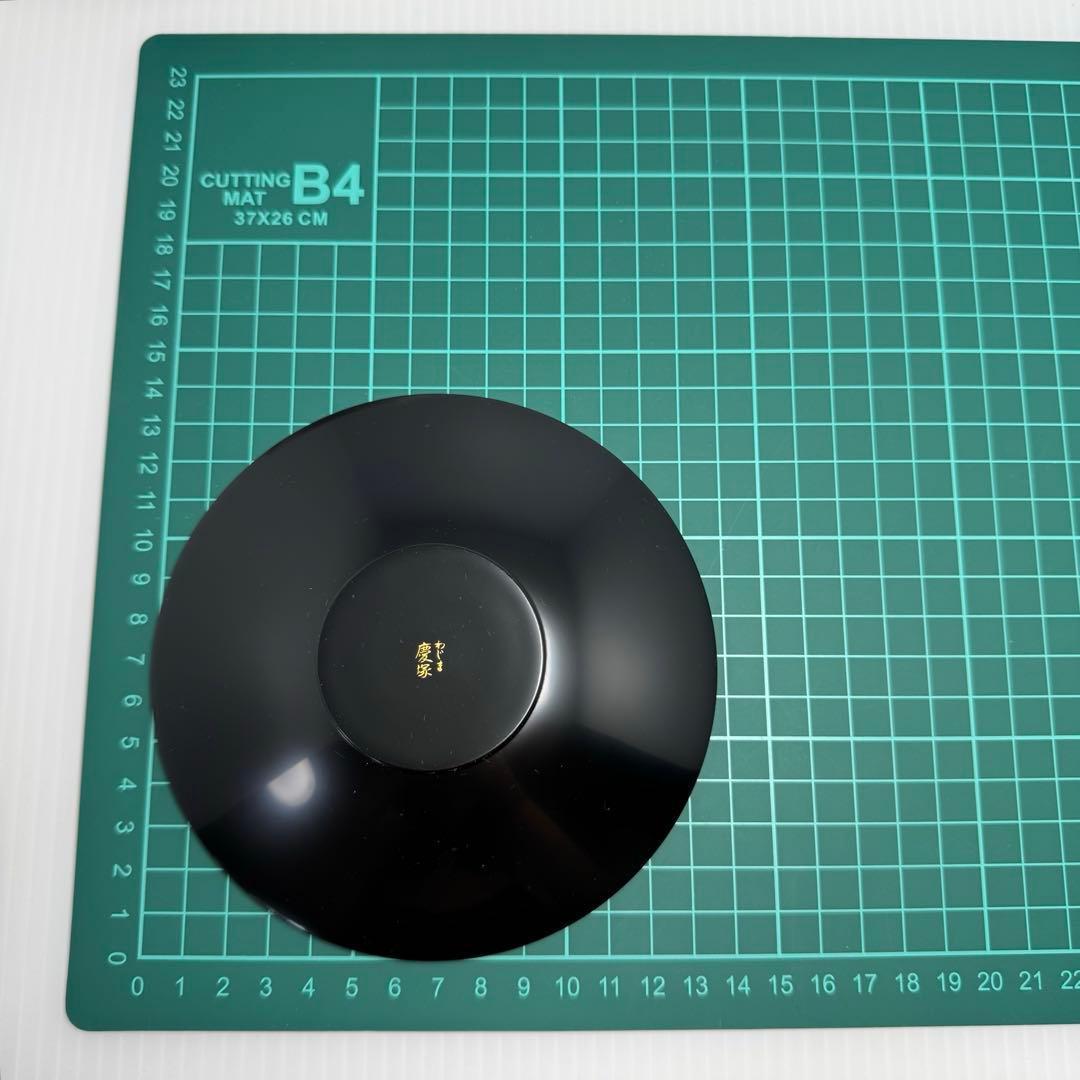 新品 輪島塗 慶塚 慶塚漆器 茶托 和皿 漆器 漆 器 お茶請け 丸 黒 共箱