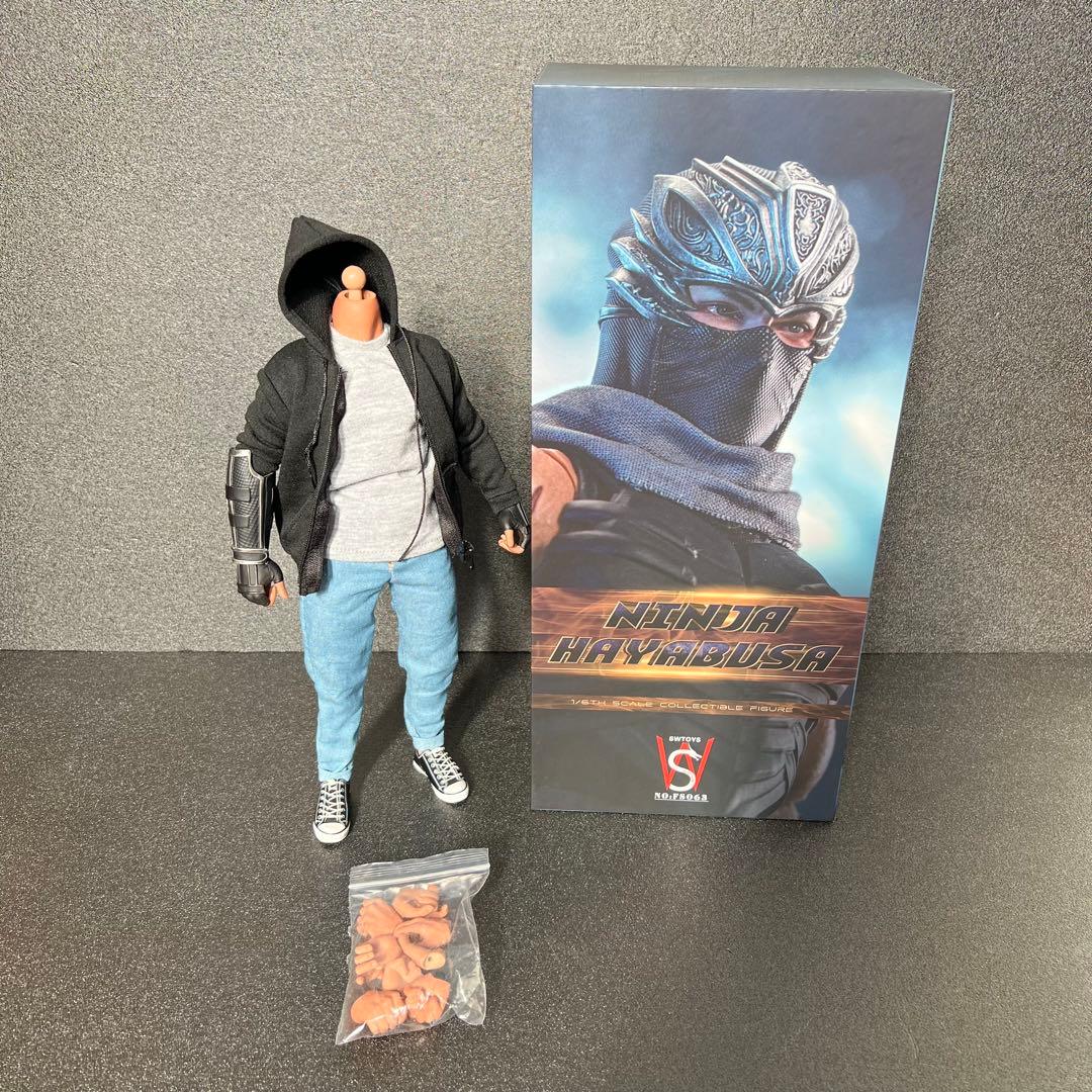 Swtoys 1/6 忍者 ハヤブサ風　可動フィギュア　別素体・衣装付き