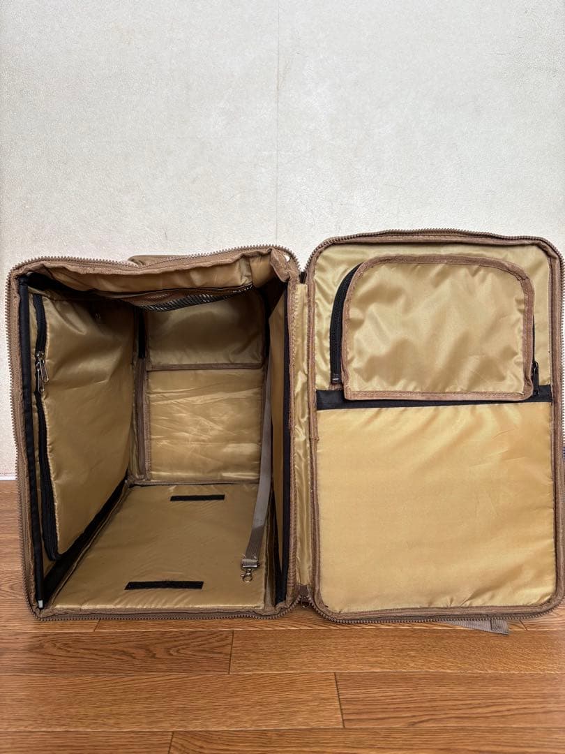 PET SOIEX ブラウンキャリーバッグ&カート