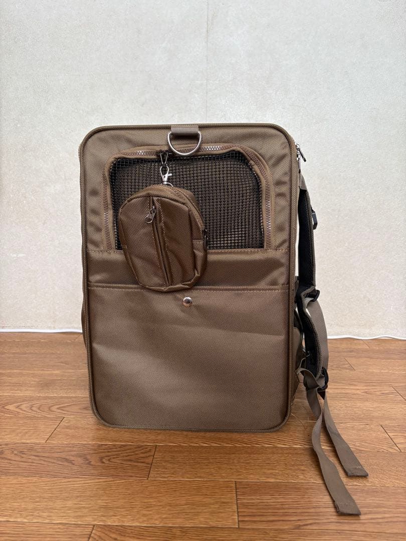 PET SOIEX ブラウンキャリーバッグ&カート