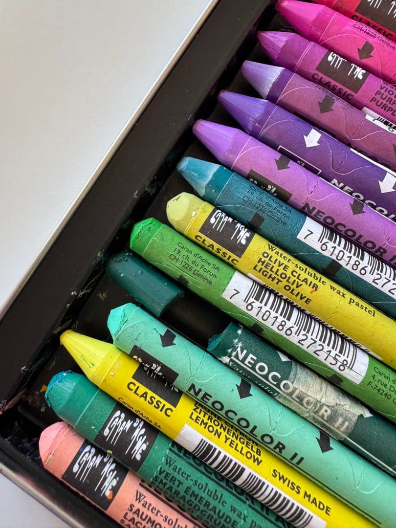 絵画 NEOCOLOR II Wax Pastels