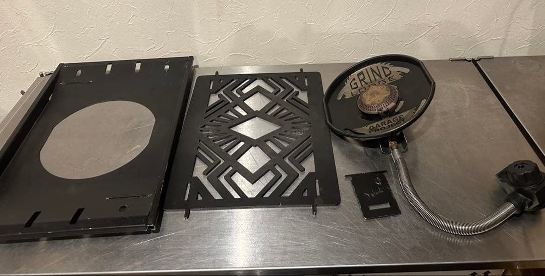 スノーピーク フラットバーナー カスタム ブラック  peak