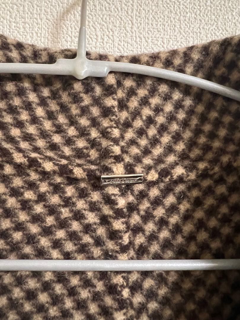 Mila Owen 川口春奈着用 接結ハーフ丈Aラインコート