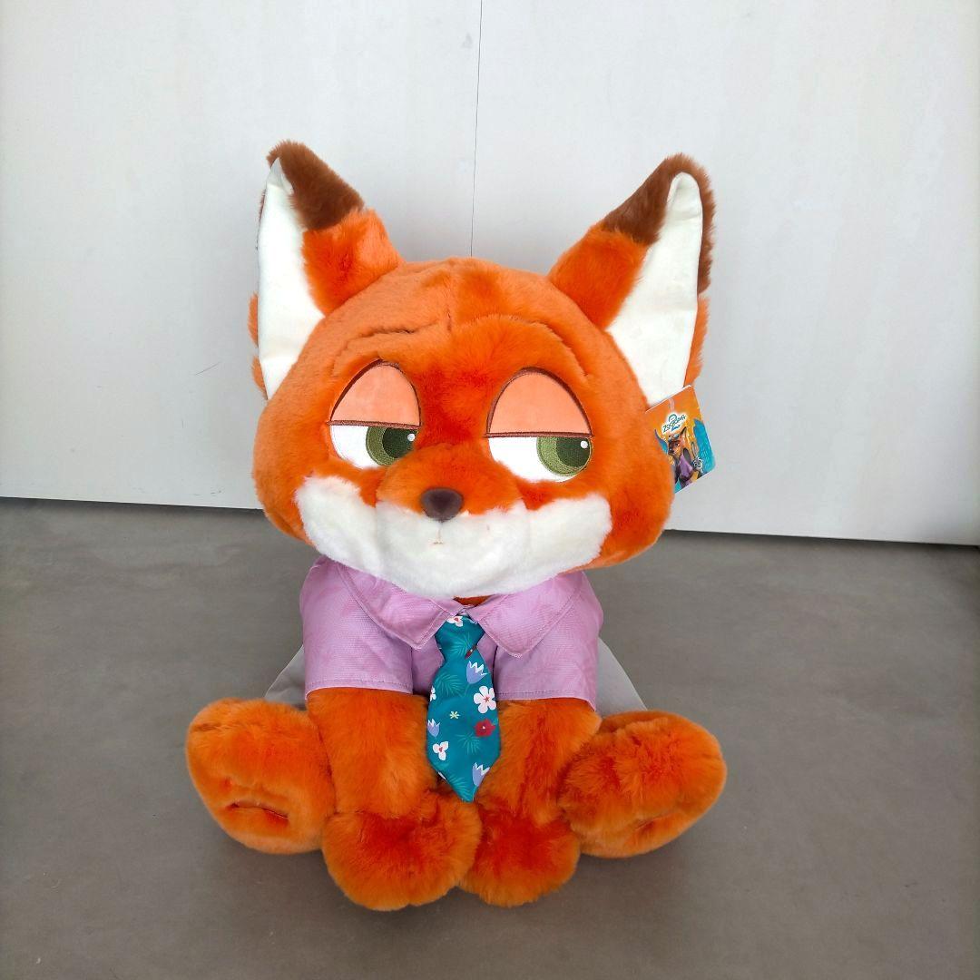 ズートピア ニック・ワイルド ぬいぐるみ 50cm・ブランケット付き