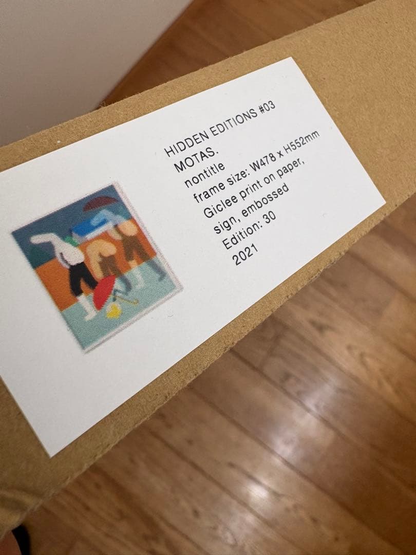 MOTAS モータス Hidden ジークレープリント 額装 真作 EDサイン入