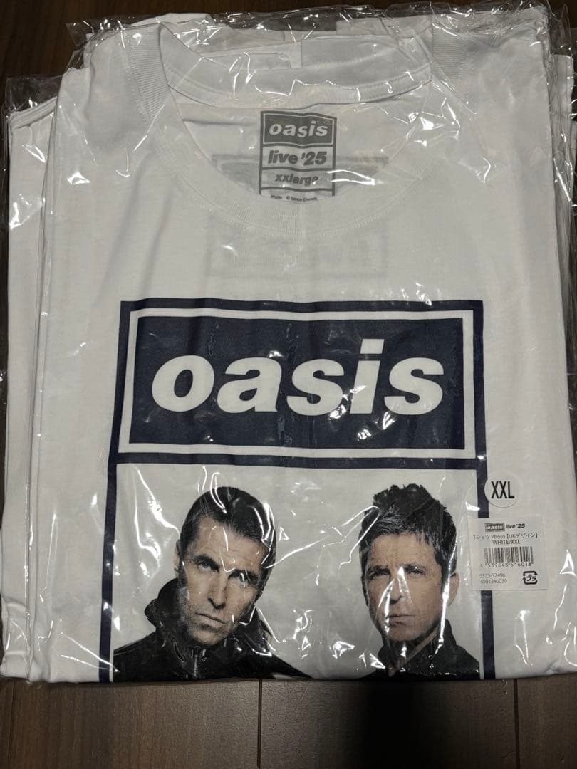 XXLサイズ OASIS LIVE 2025 PHOTE TEE Tシャツ