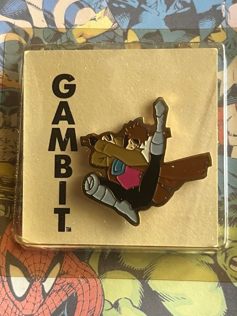 ピンズ・ピンバッジ・缶バッジ MARVEL UNIVERSR PIN SERIES GAMBIT 1994