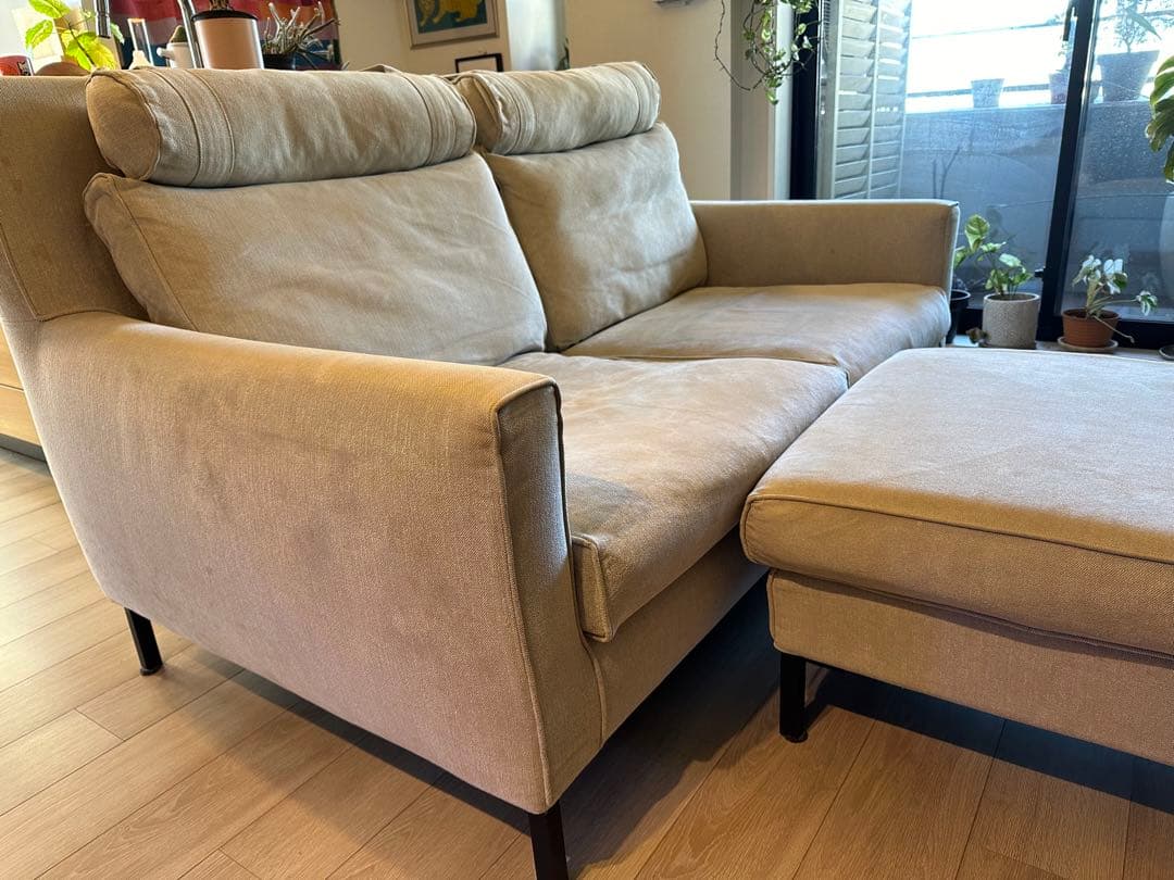 ⭐︎min⭐︎eilersenベージュ 2人掛けソファ