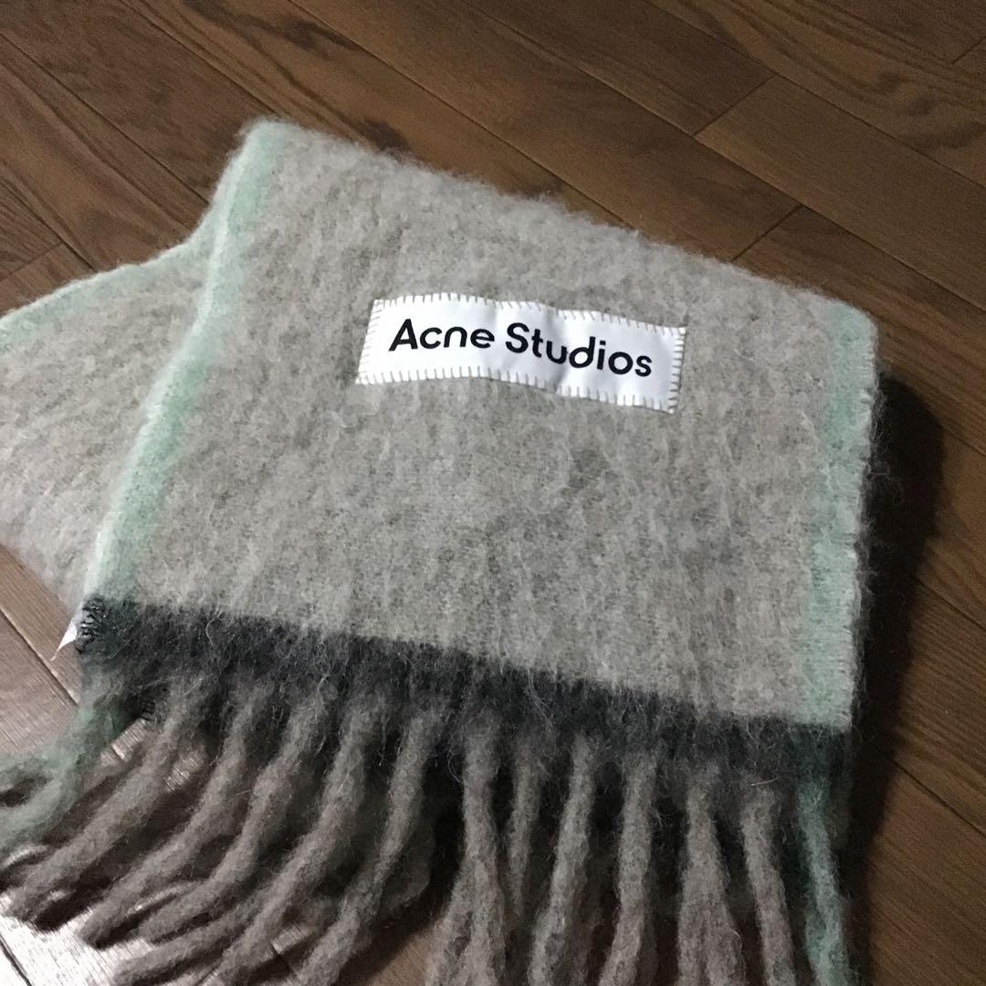 acne studios アグネストゥディオス　マフラー　グレー　国内正規品