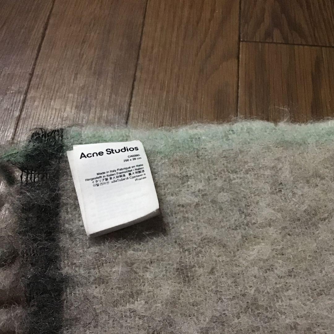 acne studios アグネストゥディオス　マフラー　グレー　国内正規品