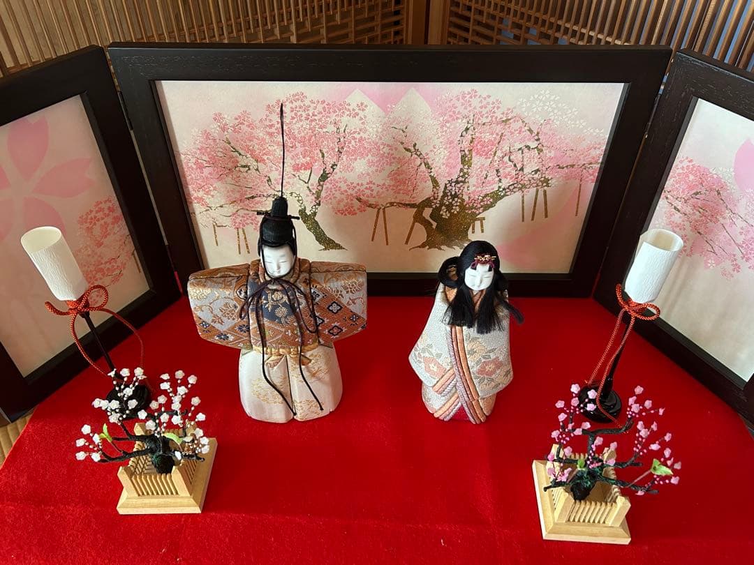 雛飾り　木目込み人形