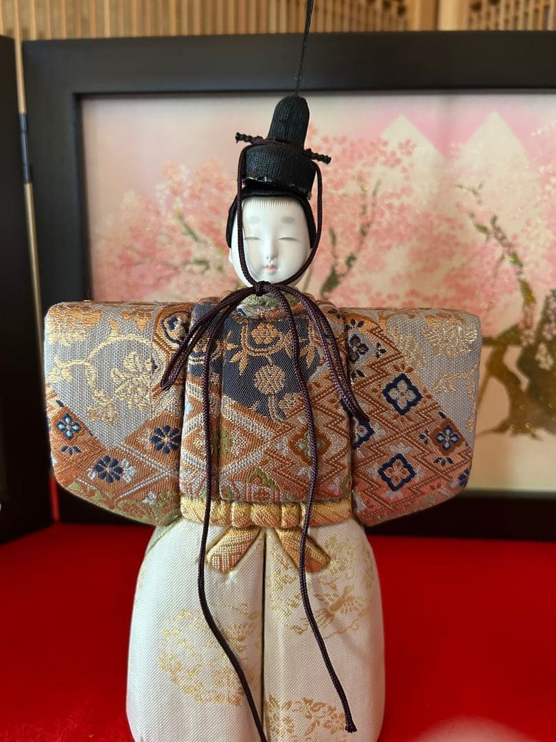 雛飾り　木目込み人形