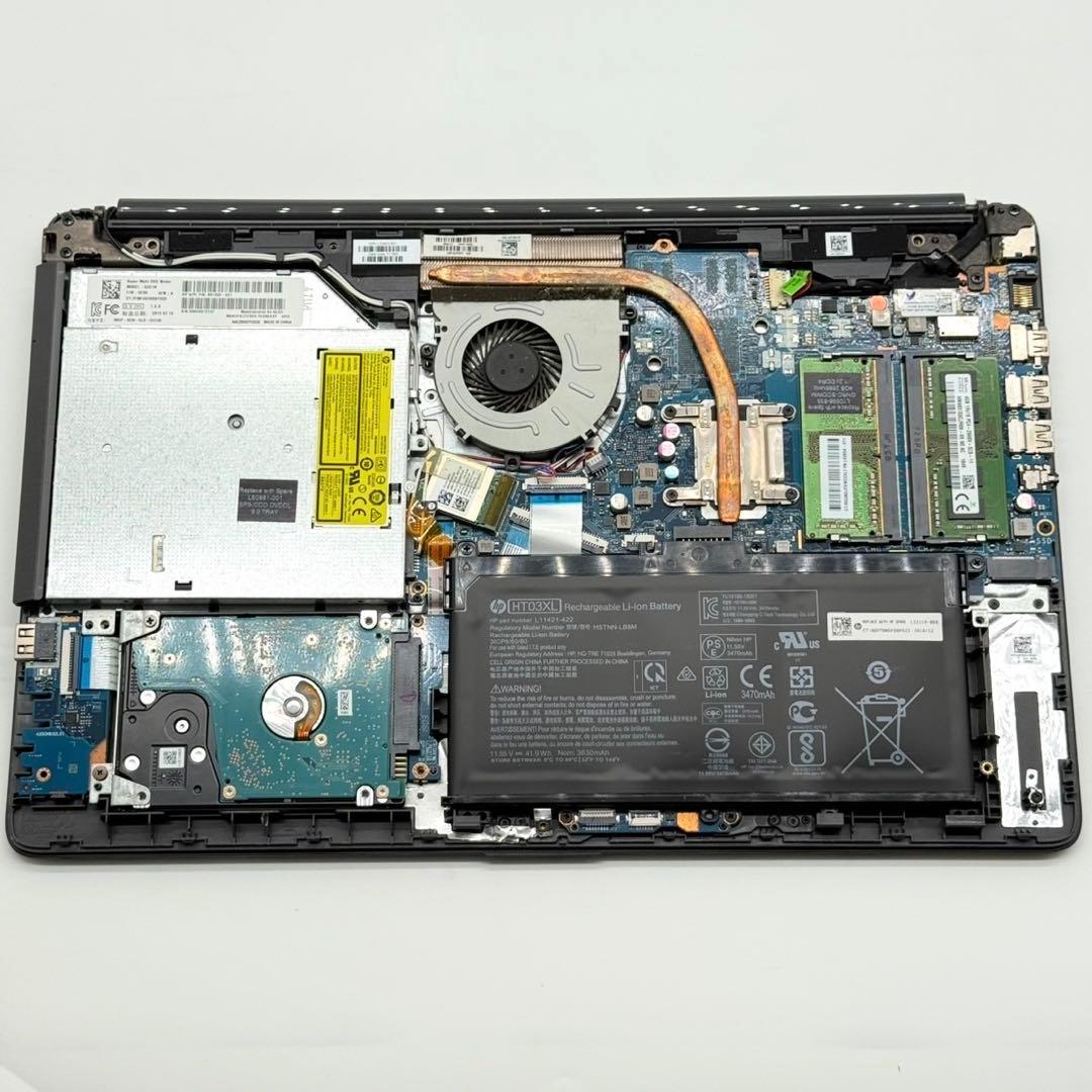 ノートパソコン 8世代CORE i5 HP メモリ8GB ストレージ無し