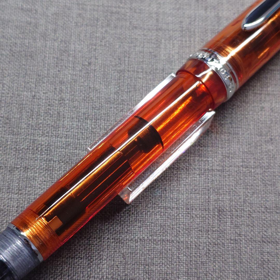 パイロット カスタムヘリテイジ92 透明オレンジ M