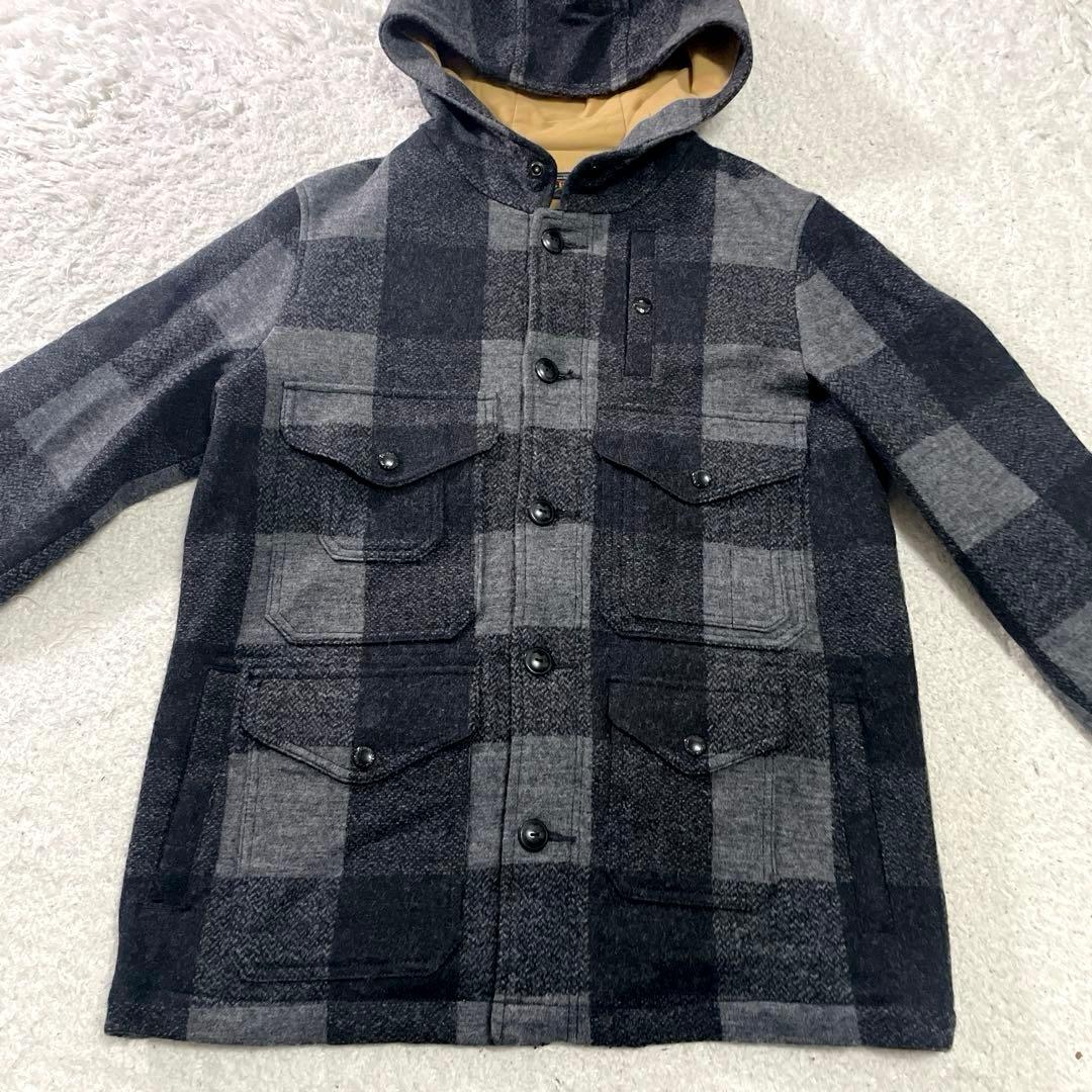 美品　ビームスプラス　フード付きハンティングジャケット　マッキーノジャケット　M