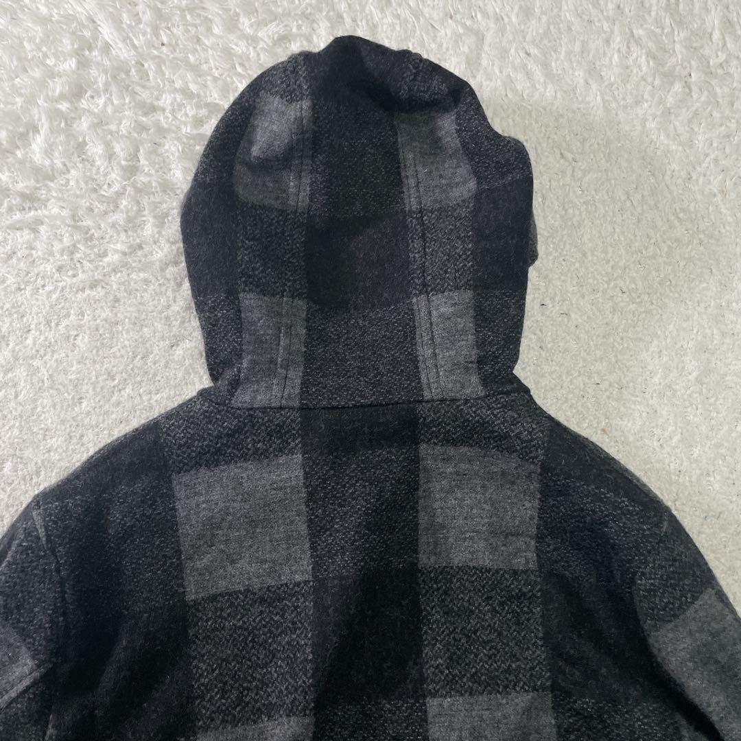 美品　ビームスプラス　フード付きハンティングジャケット　マッキーノジャケット　M