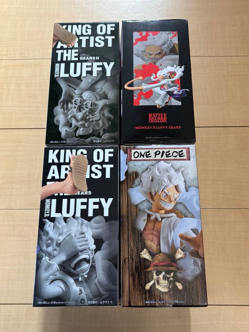 KING OF ARTIST ワンピース　ルフィ　ニカなど4点セット