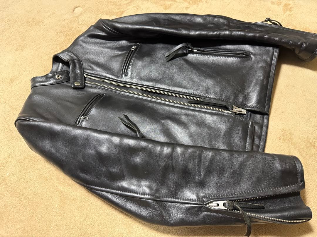 KADOYA カドヤ　レザージャケット　シングル　Sサイズ