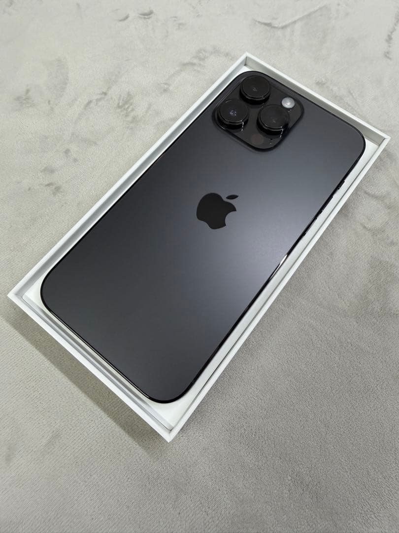 【美品】iPhone14ProMax 256GB スペースブラック SIMフリー