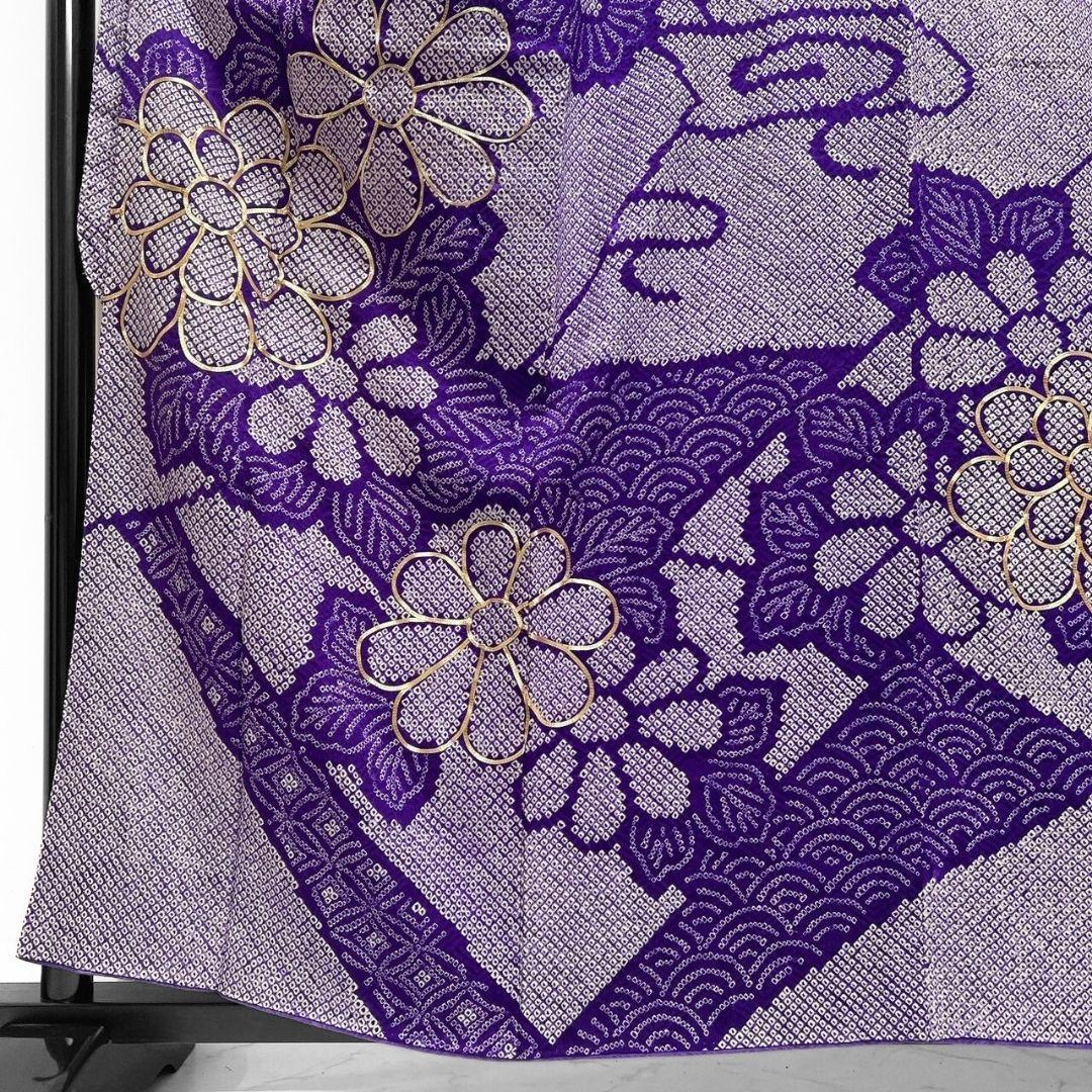 総絞り　金駒刺繍　七宝　観世水　振袖　晴れの日　成人式　卒業式　着物　114p