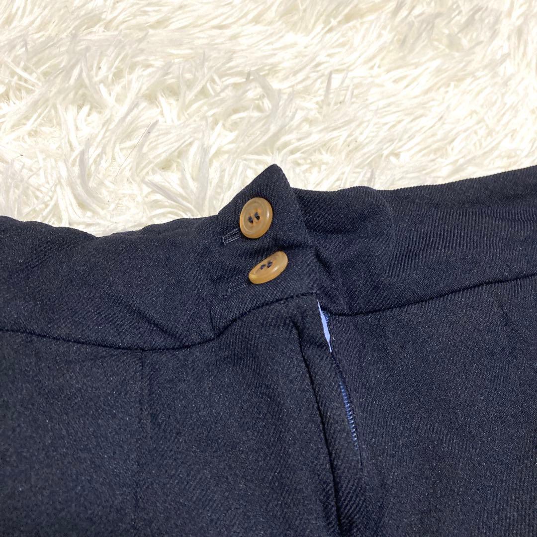 美品✨コムデギャルソン　コムコム　プリーツスカート　タック　フレア　膝下　S 黒