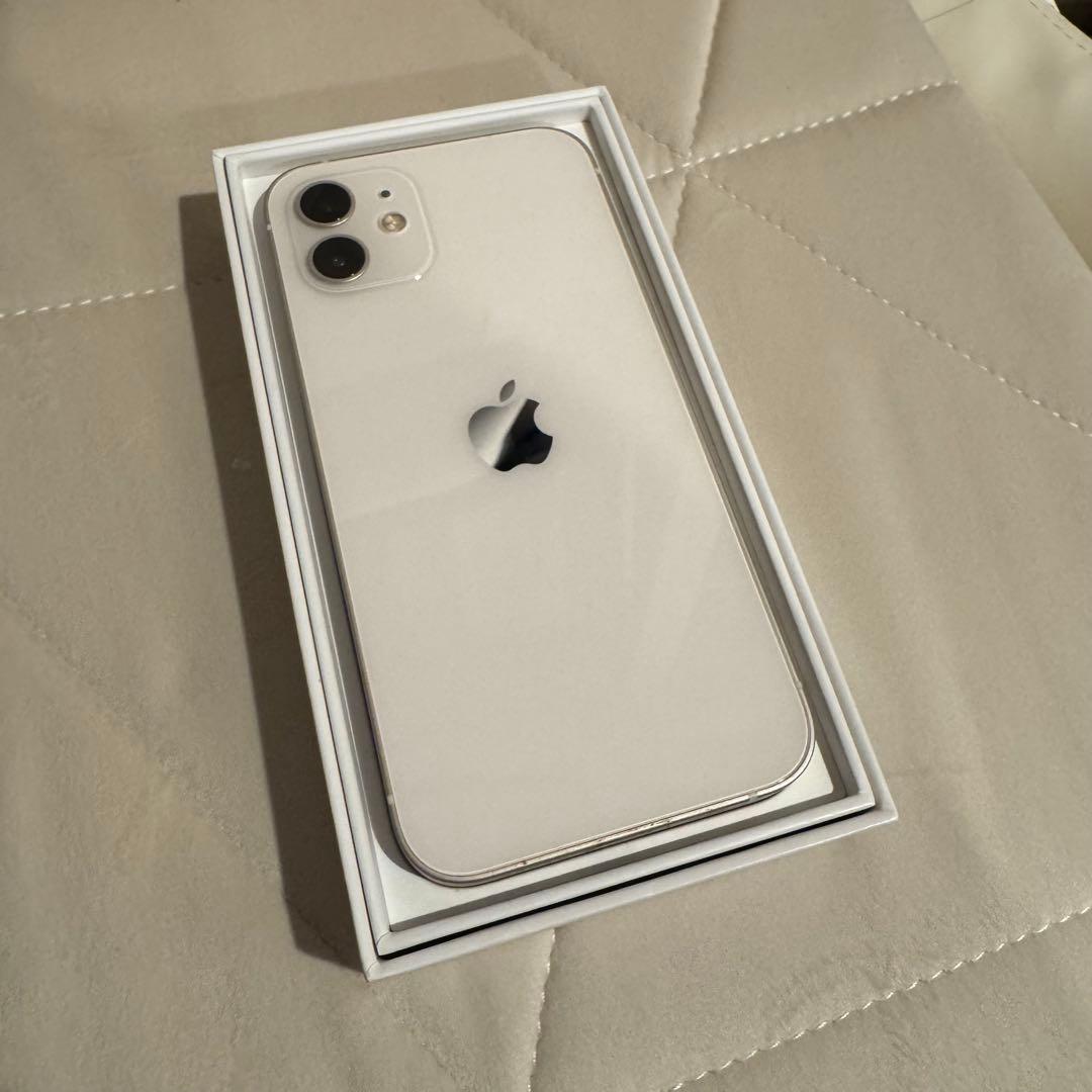 【付属品完備】Apple iPhone 12 ホワイト 64GB SIMフリー