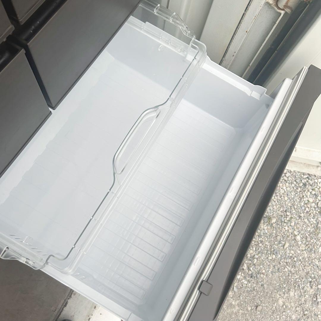 取付無料！三菱チルドルーム搭載木目調ダークブラウンインテリア冷蔵庫！洗濯機