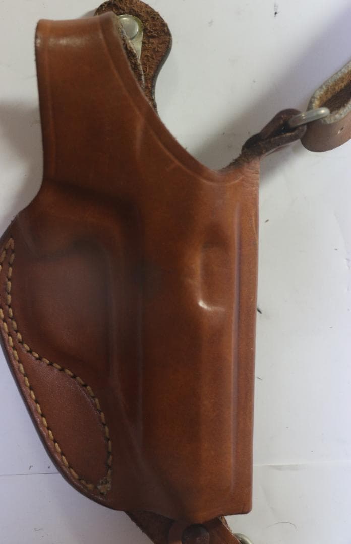 超貴重ウェスタンアームズ(WA)製　ワルサーPPK用ショルダーホルスター　茶革
