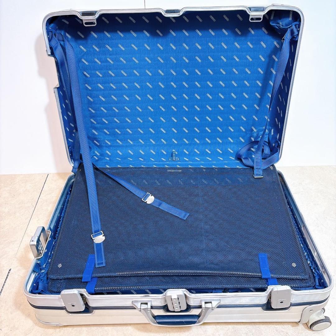 激レア　リモワ シルバーインテグラル プルタブ 2+4輪 TSAロックベルト付