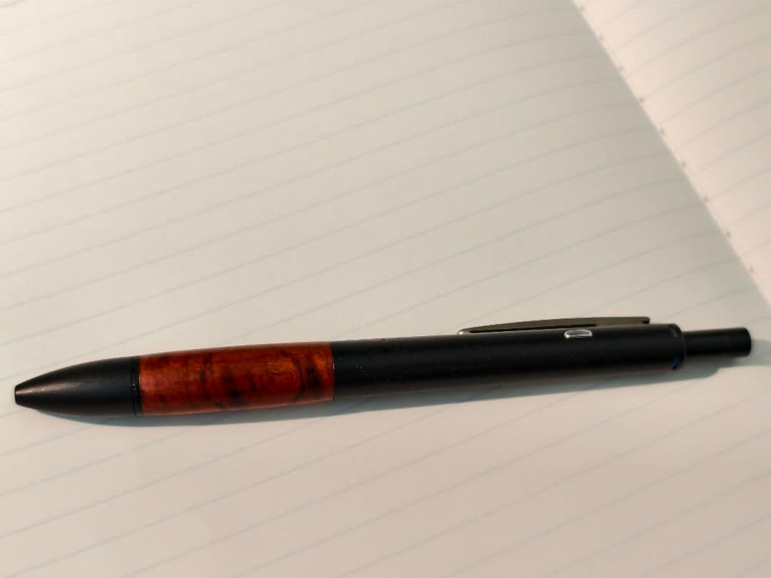 LAMY 4pen ブラック　ブライヤーウッドグリップ