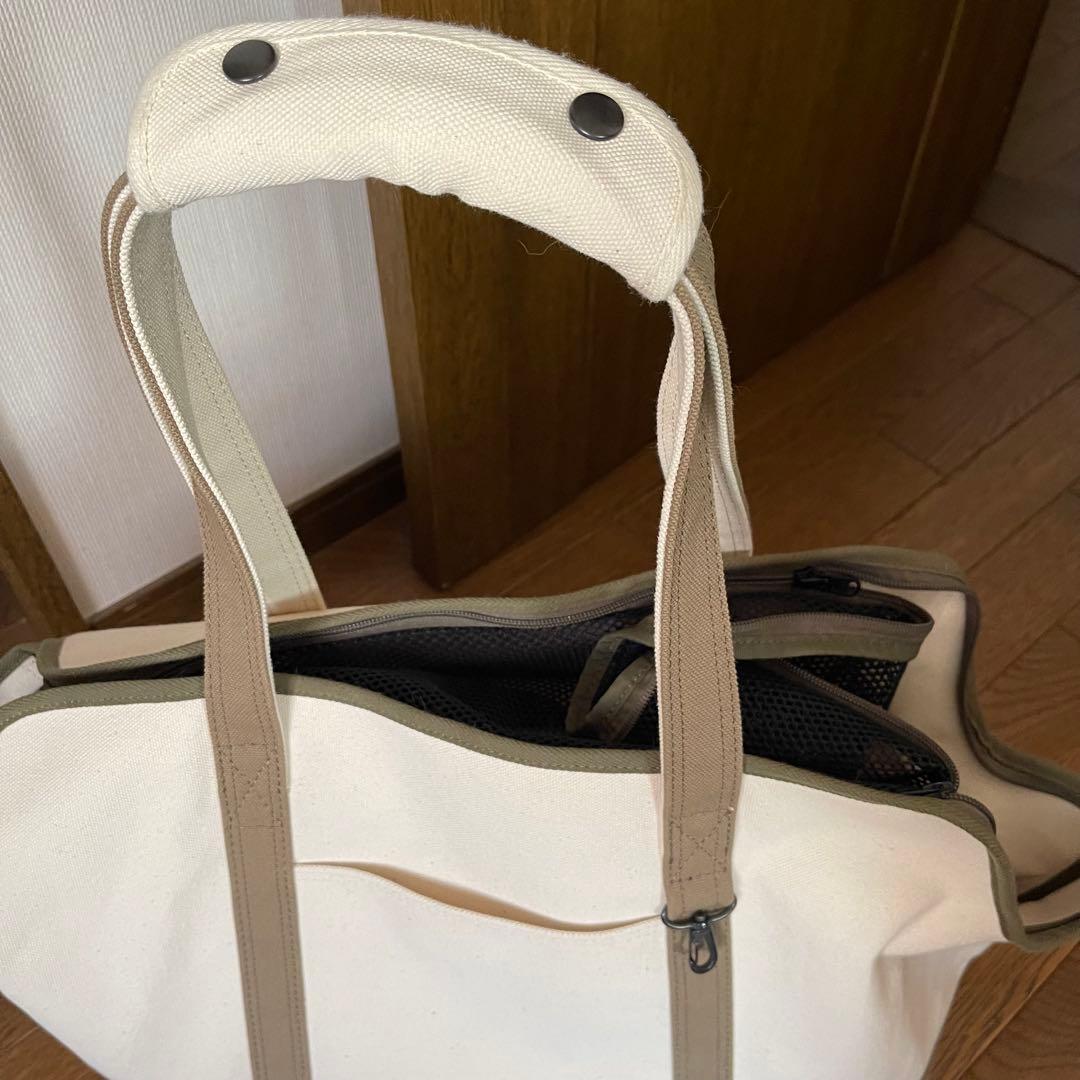 ★美品★free stitch フリーステッチ　ペットキャリーバッグ　Ｌサイズ