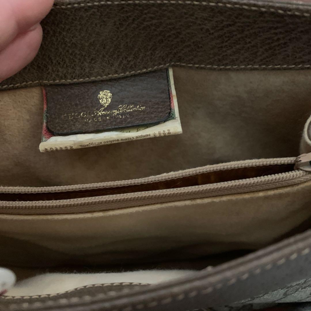 オールドグッチシェリーライン美品ショルダーバッグ