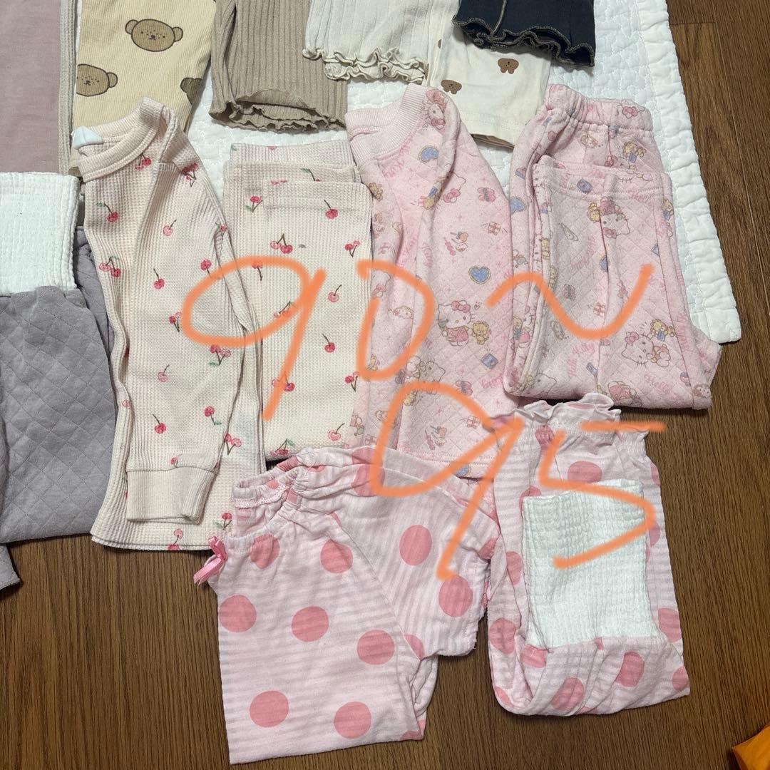 【大量まとめ売り】80-100cm 春夏秋女の子服　ベビー　キッズ 86点