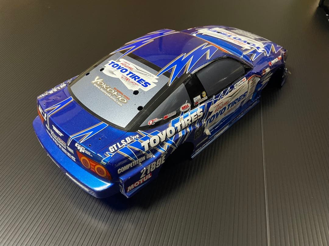 ヨコモ 日産 180SX D1 TOYO TIRES ラジコン ボディ 1/10