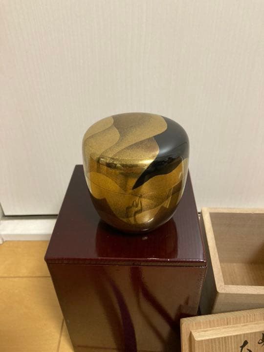 茶道具　大棗　山　一瓢斎作