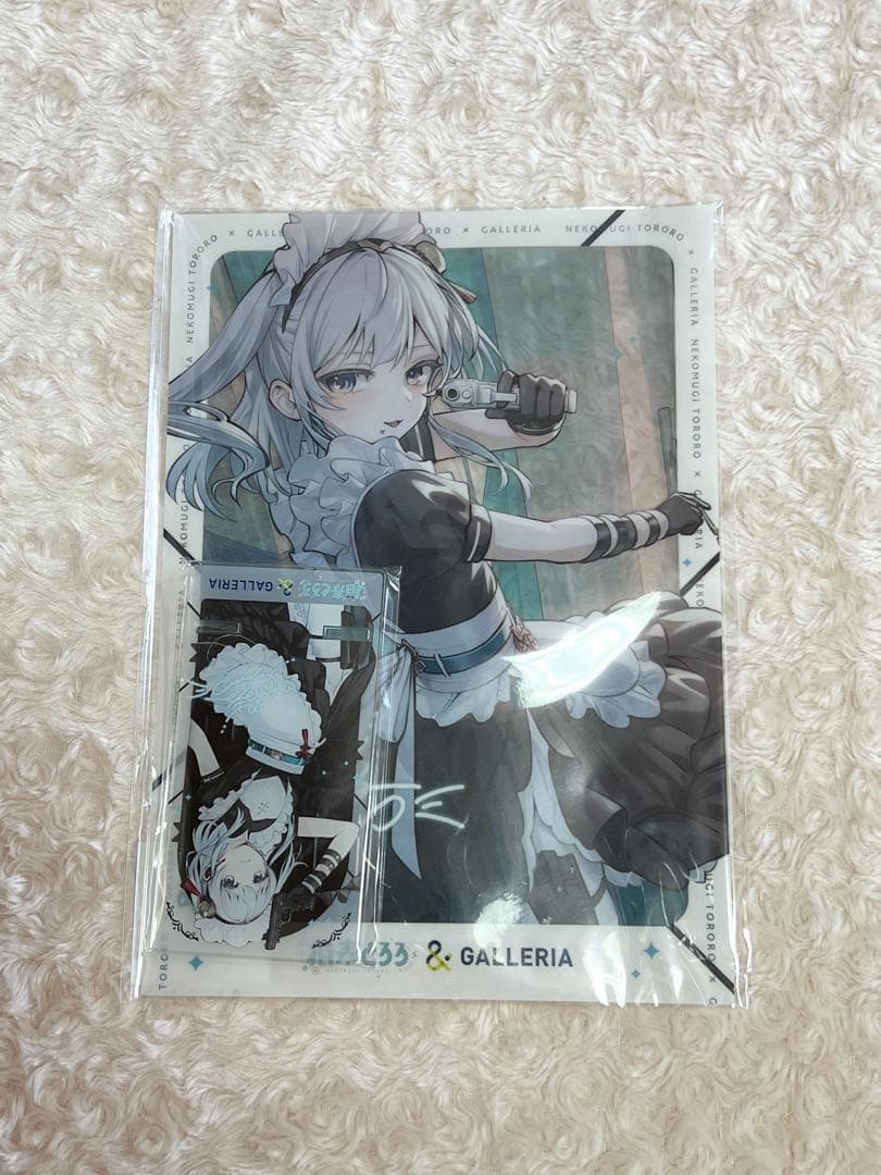 猫麦とろろ PC特典　アクスタ　クリアファイル　ステッカー