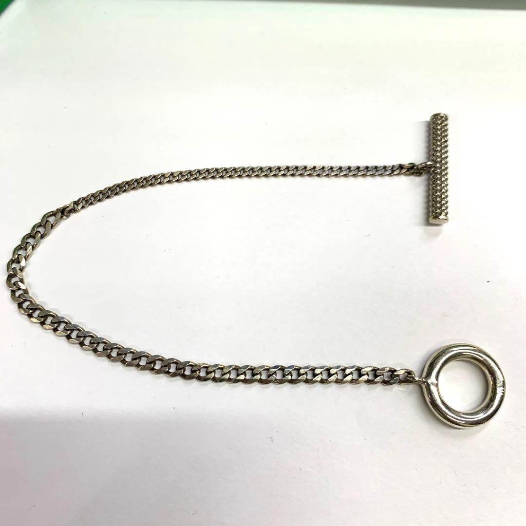 ボッデガヴェネタ　Tバー　ブレス　シルバー　Ag925